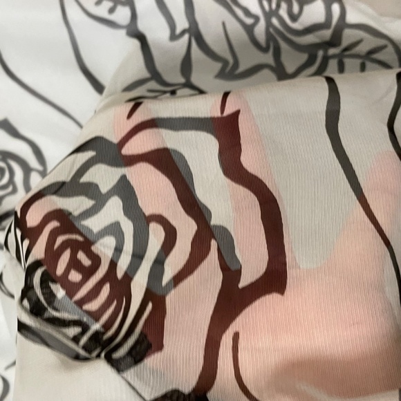 Y2K Vintage Flowy Floral Rose Print Dress Size 10 - Picture 4 of 8